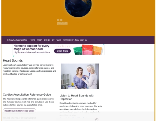 Library/CardiacExamination screenshot