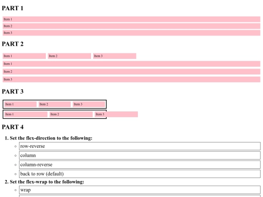 flexbox screenshot
