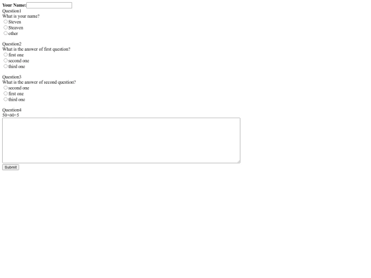 test screenshot