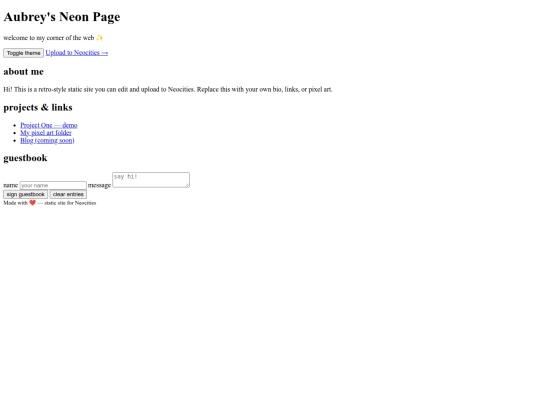index screenshot