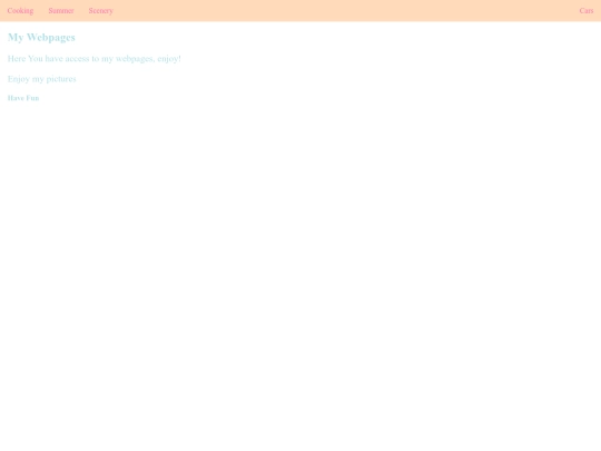 navbar screenshot