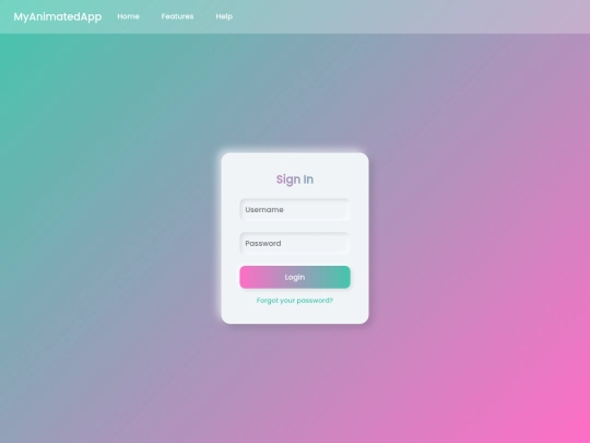 login screenshot