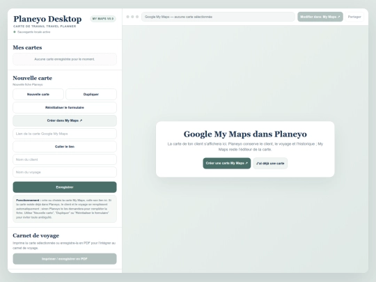 carte-interactive/Planeyo_Desktop_V0_9_MyMaps_Workflow screenshot