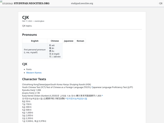 cjk-index screenshot