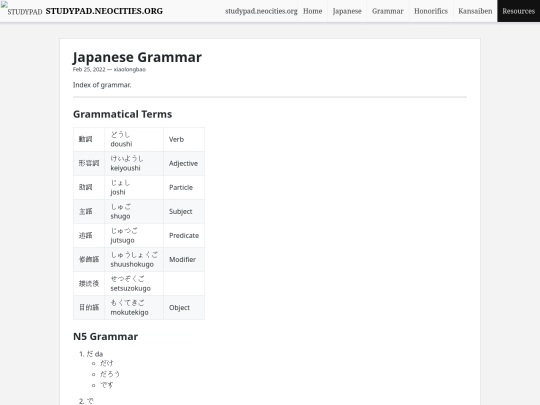 jp-grammar screenshot