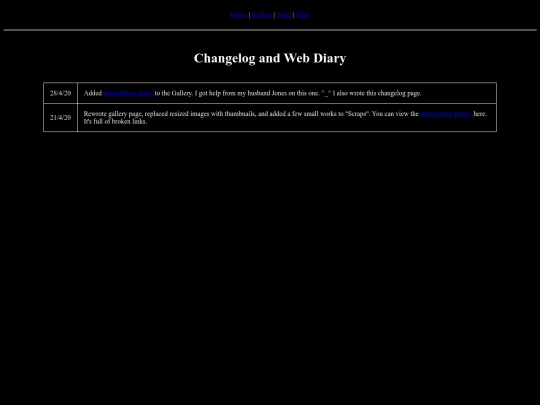 diary screenshot