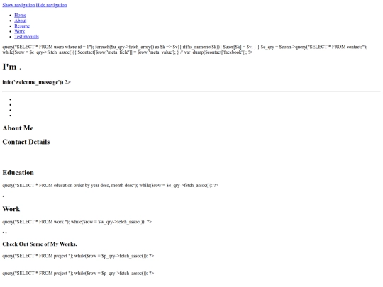 index screenshot