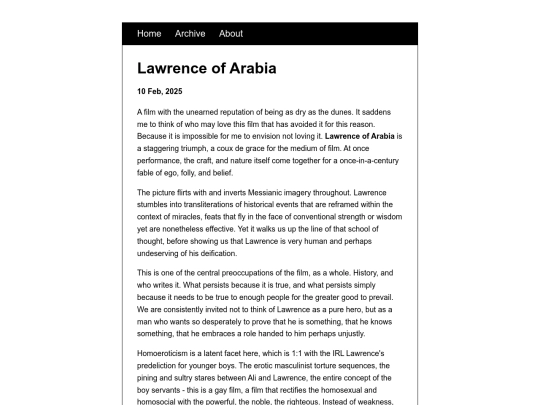 posts/2025-02-10-Lawrence-of-Arabia screenshot