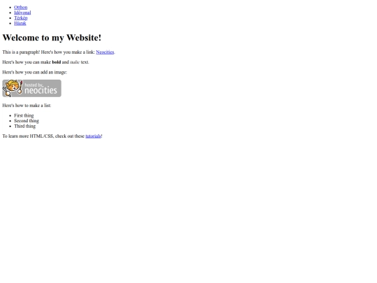 index screenshot