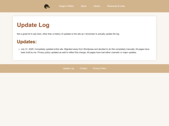 updatelog screenshot