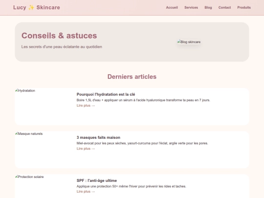 blog screenshot