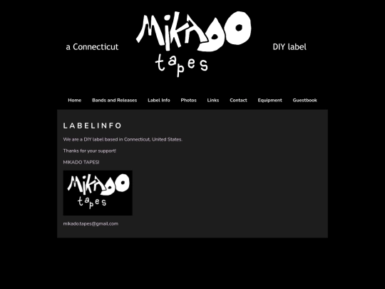 label info screenshot