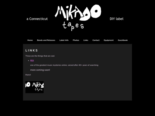 links screenshot