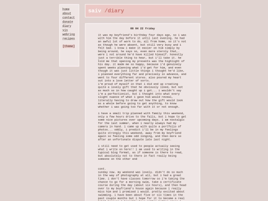 diary/22/friday screenshot