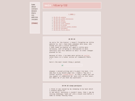 diary/22 screenshot