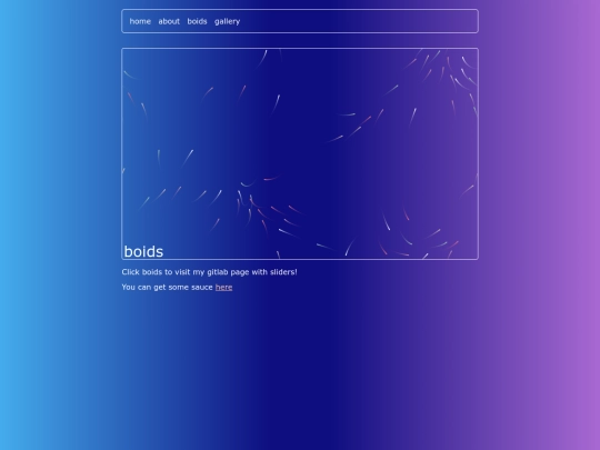 boids screenshot