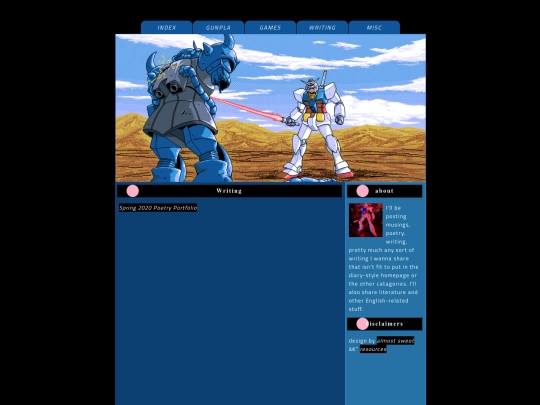 writing screenshot