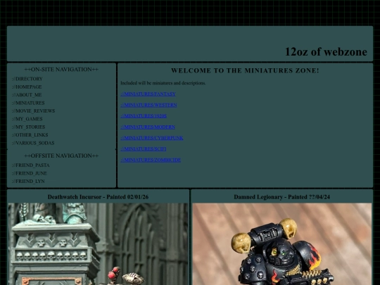 miniatures screenshot