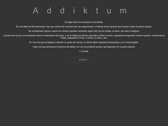 Addiktum screenshot