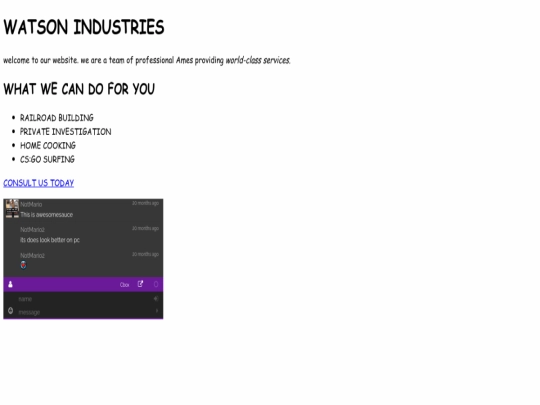 index screenshot