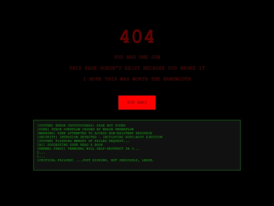 not_found screenshot