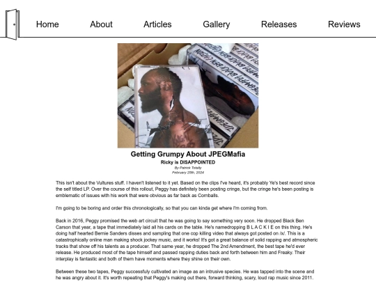 articles/GettingGrumpyAboutJPEGMafia screenshot