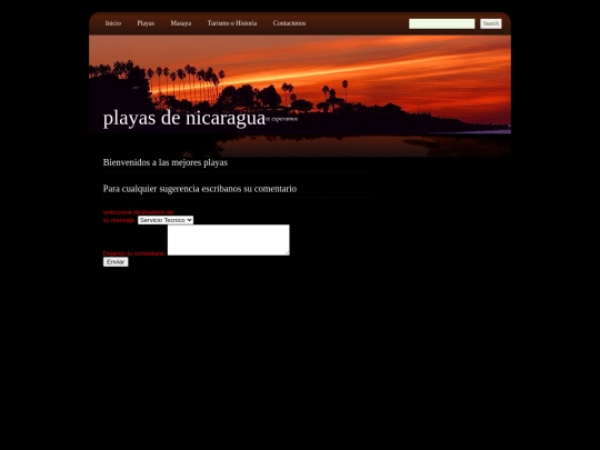 Pagina principal/Contactenos screenshot