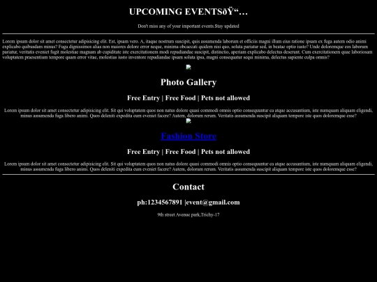 Event/event screenshot