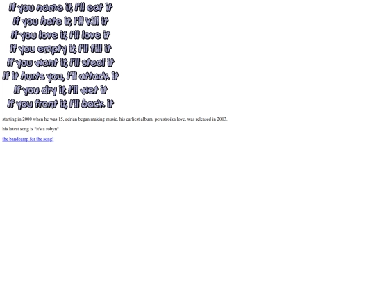 info screenshot