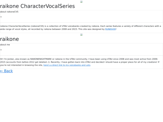 info screenshot