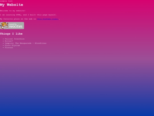 index screenshot