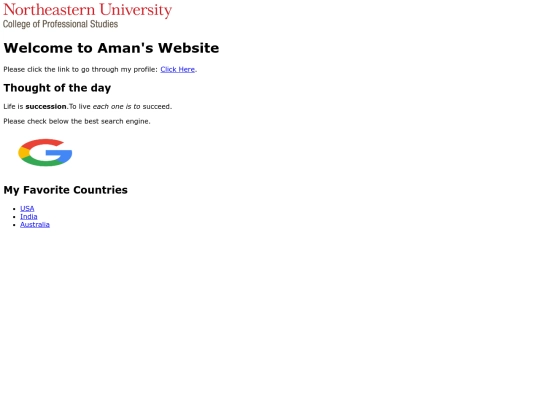 index screenshot