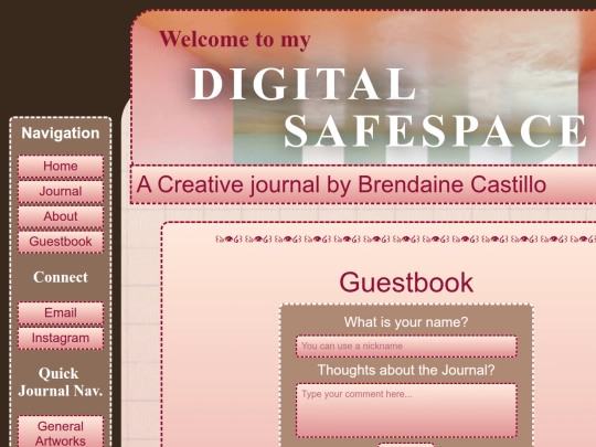 Guestbook screenshot