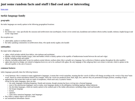 interests screenshot