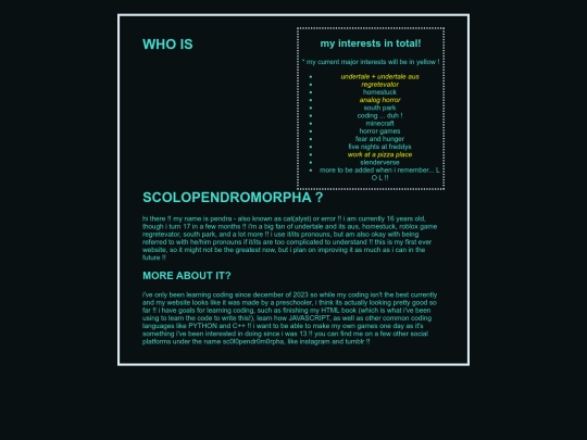 testpage screenshot