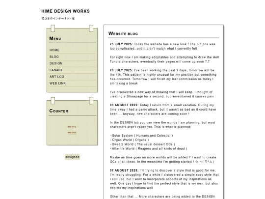 blog screenshot