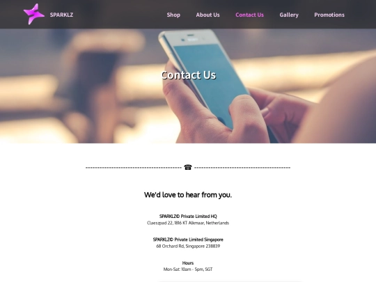 contactus screenshot