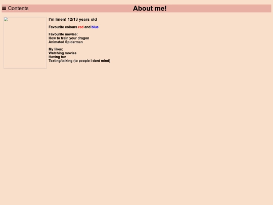 aboutme screenshot