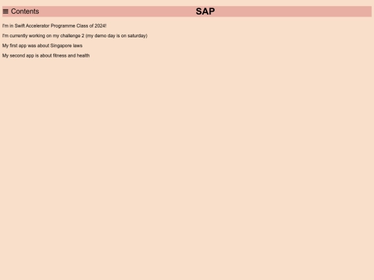 projects screenshot