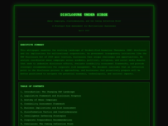 Docs/Smear Campaigns, Countermeasures, and the Coming Inflection Point screenshot