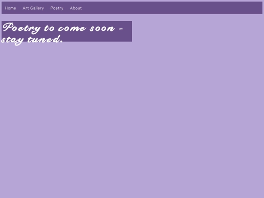 poetry screenshot