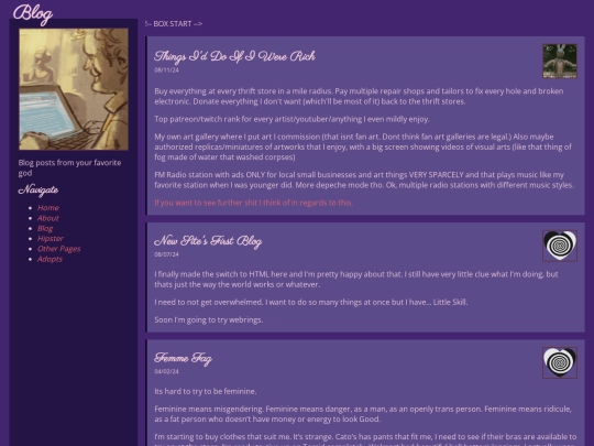 blog screenshot