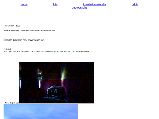 installationsworks/TheOrtolan screenshot