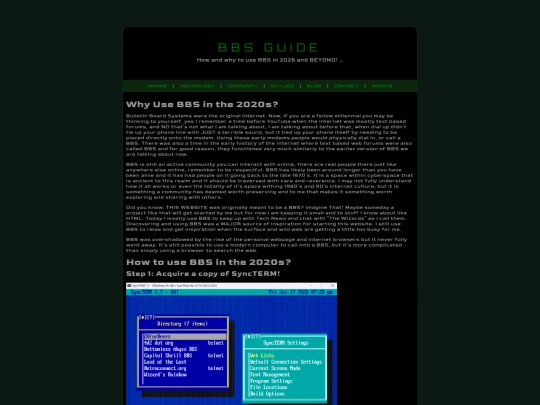 BBSGuide screenshot