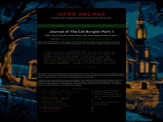 InfraArcana screenshot
