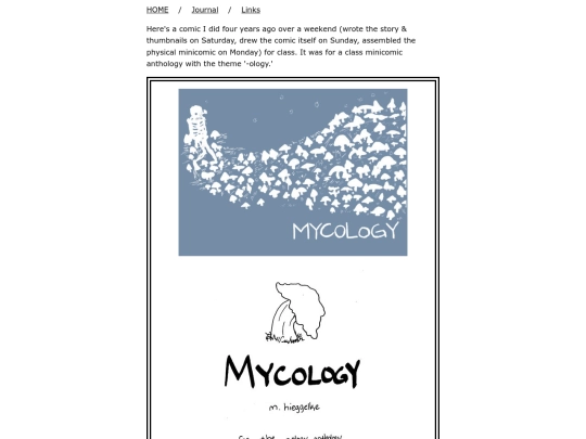 comics/mycology screenshot