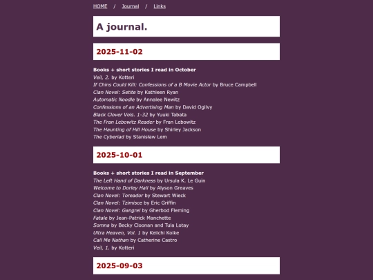 journal screenshot