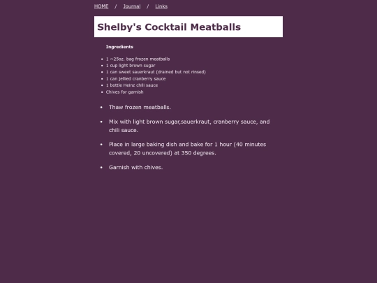 recipes/cocktailmeatballs screenshot