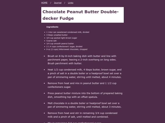 recipes/doubledeckerfudge screenshot