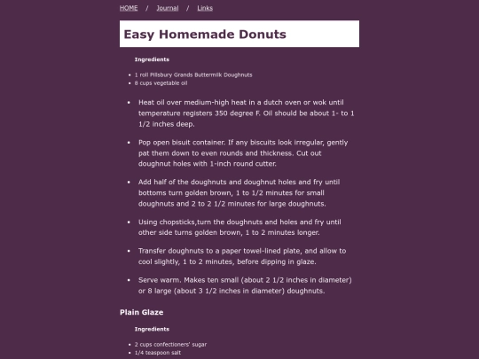 recipes/easydoughnuts screenshot